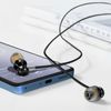 Auriculares Intrauditivos Con Cable Usb-c Negro Linq Con Micrófono Y Botones
