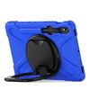 Funda Samsung Tab S9, S8 Y S7 Soporte Con Asa Giratoria De Doble Material Azul