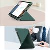 Funda Para Samsung Tab S9 Clapet Origami Soporte Diferentes Ángulos Verde Oscuro