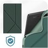 Funda Para Samsung Tab S9 Clapet Origami Soporte Diferentes Ángulos Verde Oscuro