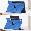 Funda Samsung Galaxy Tab S9 Plus Vintage Billetera F. Soporte – Azul