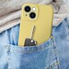 Funda De Para Iphone 15 Cámara Protegida Soft Touch Serie Dulce Amarillo