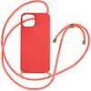 Funda flexible para iPhone 15, serie Classic BioCord - Rojo - Spain