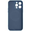 Funda Magsafe Para Iphone 15 Pro Max Funda De Silicona Suave Al Tacto Azul