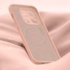 Funda Magsafe Para Iphone 15 Pro Max Funda De Silicona Suave Al Tacto Rosa Claro