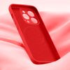 Funda Magsafe Para Iphone 15 Pro Max Funda Mag De Silicona Suave Al Tacto Rojo
