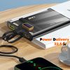 Powerbank 16000mah Usb-c + Usb Super Fast Charge 22.5w Pantalla Led Linq Tm16003