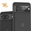 Cristal Templado Cámara Para Google Pixel 8 Perfecta Adhesión Negro