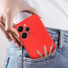 Carcasa Xiaomi Redmi 12 Silicona Semi-rigida Acabado Soft-touch Rojo