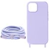 Carcasa Para Iphone 15 Semi-rígida Ultra-fina Acabado Mate Violeta