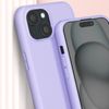 Carcasa Para Iphone 15 Semi-rígida Ultra-fina Acabado Mate Violeta