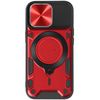 Funda Magsafe Para Iphone 15 Pro Max Protección Integrada Para La Cámara Rojo