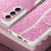 Funda Para Samsung Galaxy S23 Glitter Disco Cartera Portavideos Rosa