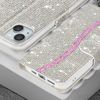 Funda Para Iphone 15 Glitter Disco Cartera Portavideos Plateado