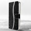 Funda Para Iphone 14 Glitter Disco Cartera Portavideos Negro