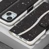 Funda Para Iphone 14 Glitter Disco Cartera Portavideos Negro