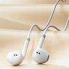 Auriculares Usb C Micro Con Antiruido Botones De Control Longitud 1,2 M Blanco