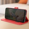 Funda Para Xiaomi Redmi 12 Tarjetero Soporte Vídeo Rojo