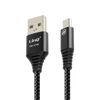 Cable Usb 12w Para Teléfono Micro Usb Trenzado De Nailon 1,5 M