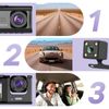 Dashcam Parabrisas Delantero Trasero Interior 1080p Led 2 Pulgadas