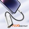 Cable Adaptador De Carga + Audio Para Iphone