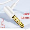 Auriculares Jack De 3,5 Mm Con Cable, Micrófono Y Botones Multifunción