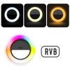 Pack Vlogging Anillo Luz Colores Ajustables Y Soporte Plegable Casr Streamer Go