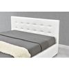 Cama Acolchada Blanca Con Caja De Almacenaje 140x190 Newington