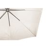 Parasol Excéntrico Cuadrado Con Led De 3x3 M Crudo Solenzara