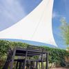 Vela De Sombra Triangular Extensible 3,60x3,6 M Blanco