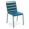 Silla De Jardã­n De 47 X 55 X 83 Cm Metal Azul Pacifico