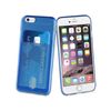 Muvit Life Funda Cristal Softapple Iphone 6s/6 + Ranura Tarjetero Azul