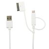 Cable 3 En 1 Para Apple Dock 30 Pin/lightning/micro-usb 2.4a Spring Cable 1m