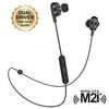 Muvit M2i+ Auricular Bluetooth Inalámbrico Con Sistema Dual Driver Negro