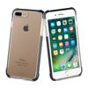 Muvit Tiger Hard Funda Apple Iphone 8/7 Plus Shockproof 3m Transparente + Borde Negro