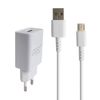 Myway Pack Cargador De Pared Usb 2a + Cable Micro Usb 1m Blanco