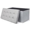 Banco-puf Plegable Gris Clarocmp Iberica