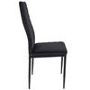 Silla Terciopelo Cmp Iberica Víctor 47 X 94 X 40 Cm Negro