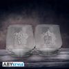 Set De 2 Vasos Abystyle Harry Potter Modelo Gryffindor & Slytherin