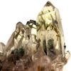 Cuartzo + Epidota De Caetité, Bahía, Brasil - Piedra Natural Con Inclusiones Verdes, Poderoso Cristal De Curación | 834.0 Ct - Certificado De Autenticidad Incluido | 60 X 48 X 55 Mm