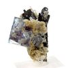 Fluorita + Ferberita - Piedra Natural De China, Solo Una Ciudad De Origen) - Piedra Multicolor Con Propiedades De Curación Y Equilibrio | 204.1 Ct - Certificado De Autenticidad Incluido | 28 X 34 X 22 Mm