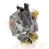 Fluorita + Ferberita - Piedra Natural De China, Solo Una Ciudad De Origen) - Piedra Multicolor Con Propiedades De Curación Y Equilibrio | 204.1 Ct - Certificado De Autenticidad Incluido | 28 X 34 X 22 Mm