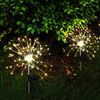 2 Balizas Solares Para Plantar H97cm 2x Fireworks Spike