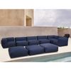 Silla Modular De Jardín 87x85x62cm Red Deco Outdoor Modulo Azul