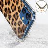 Carcasa Iphone 12 Y 12 Pro Con Cadena Al Cuello Estampado Leopardo Guess Naranja