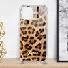 Carcasa Iphone 12 Pro Max Con Cadena Al Cuello Estampado Leopardo Guess Naranja