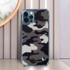 Funda Con Correa Para El Iphone 12 Y 12 Pro Con Estampado Camuflaje Guess Gris