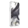 Carcasa Apple Iphone 12 Y 12 Pro Con Correa Estampado Mármol Guess – Gris