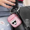 Airpods Estuche De Silicona Con Purpurina Choupette Ikonik Karl Lagerfeld Rosa