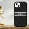 Funda Iphone 13 Mini Revestimiento 2 Materiales Dibujo 4g Banda Guess Gris